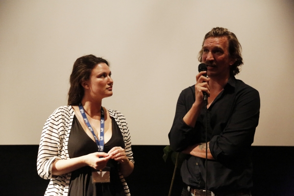 Mascha Schillinski (Regie) und Karsten Antonio Mielke (Darsteller) (© Johanna Schlüter)