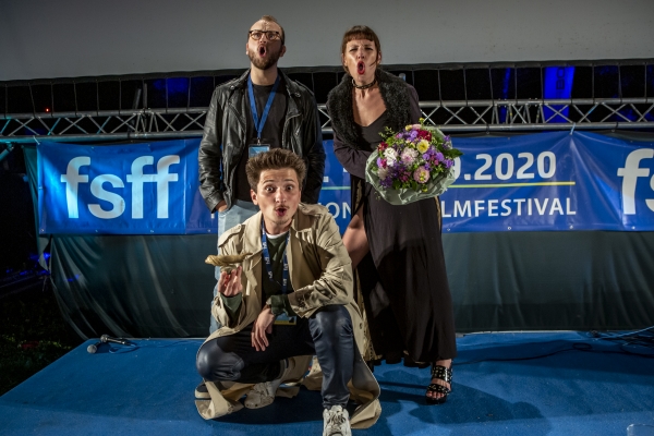 Alexander Peskador (Regie Salon STYX),Daniel Roden (Musik), Angi Dolna (Schauspielerin) (© Pavel Broz)