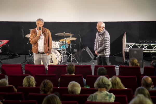 Matthias Helwig (Intendant FSFF), Manfred Frei (Konzertveranstalter) (© Jörg Reuther)